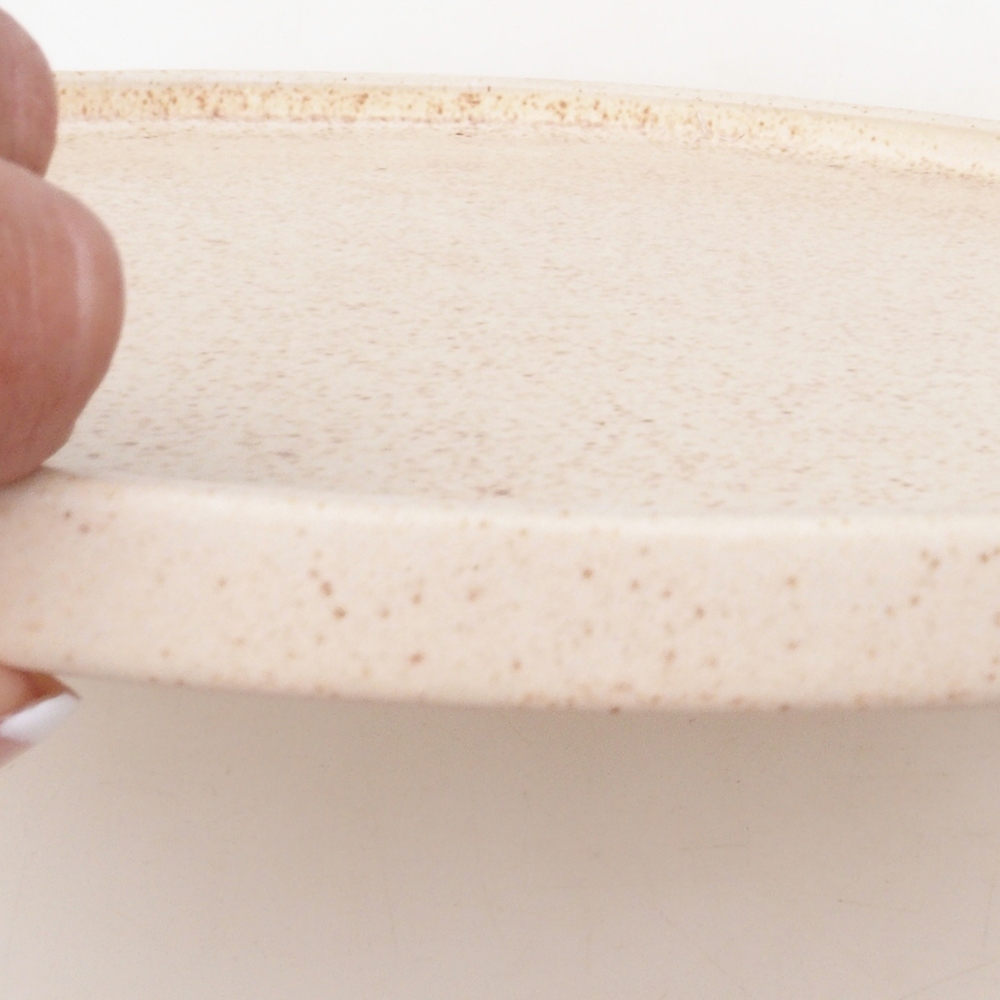 Kerek Bonsai konzol D7-L - 28 x 28 x 1,5 cm - bézs színű