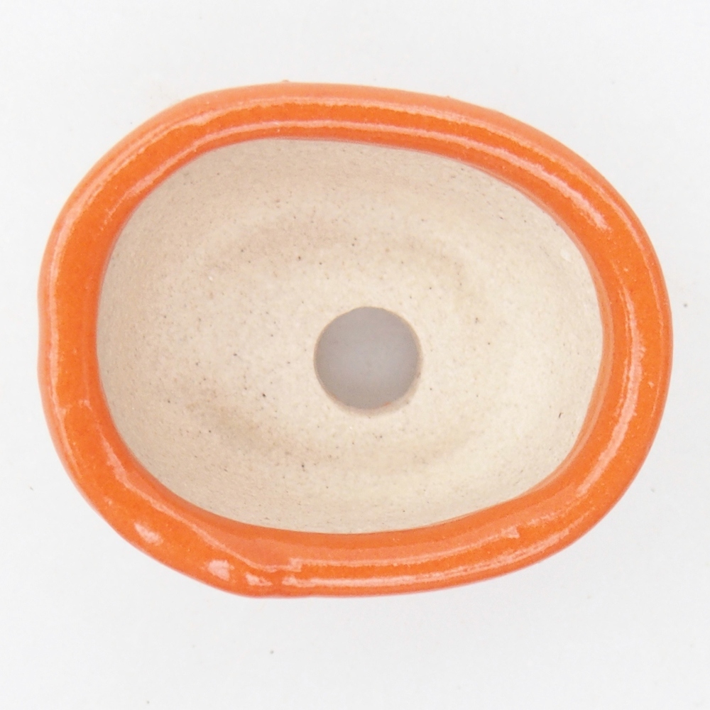 Mini bonsai tál 3 x 2,5 x 2 cm, narancssárga