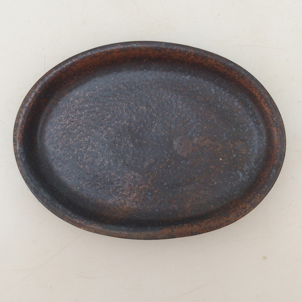 Kerámia tál H04 - 10,5 x 8 x 1 cm - barna