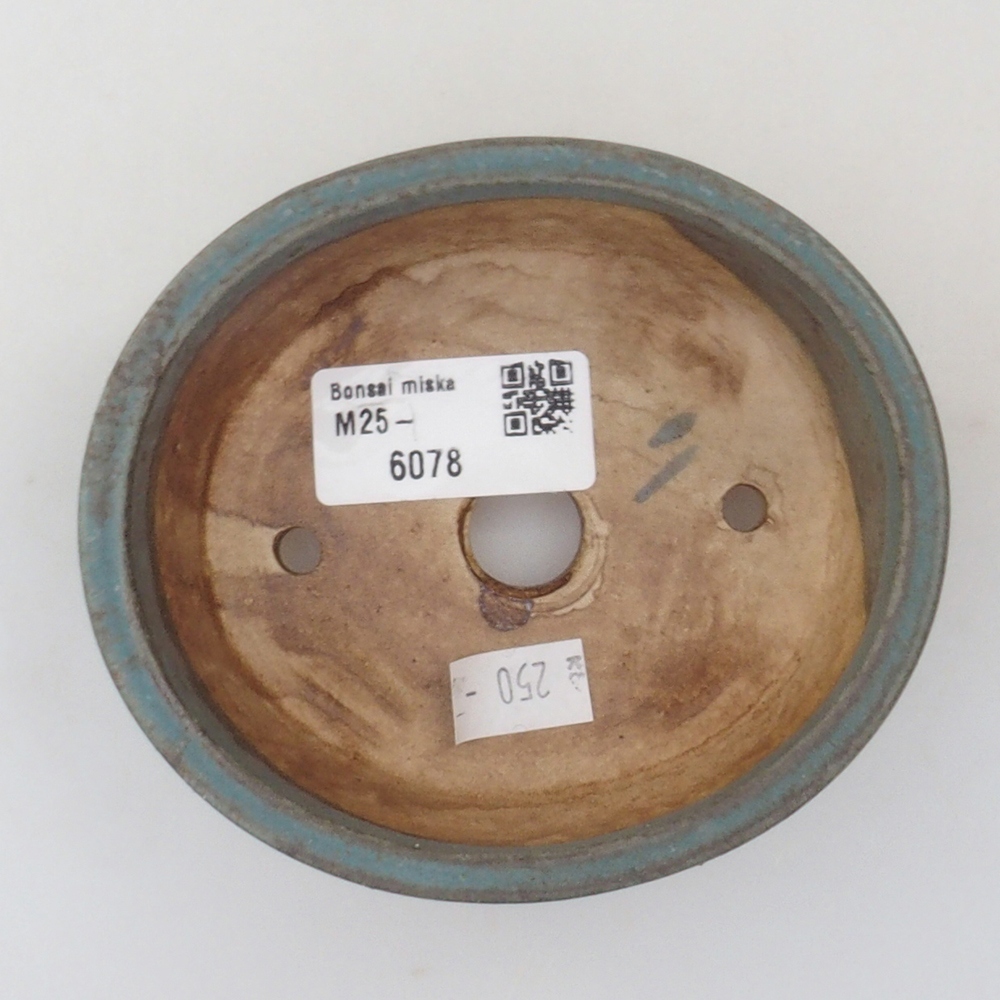 kerámia bonsai tál 10 x 8,5 x 4 cm, barna