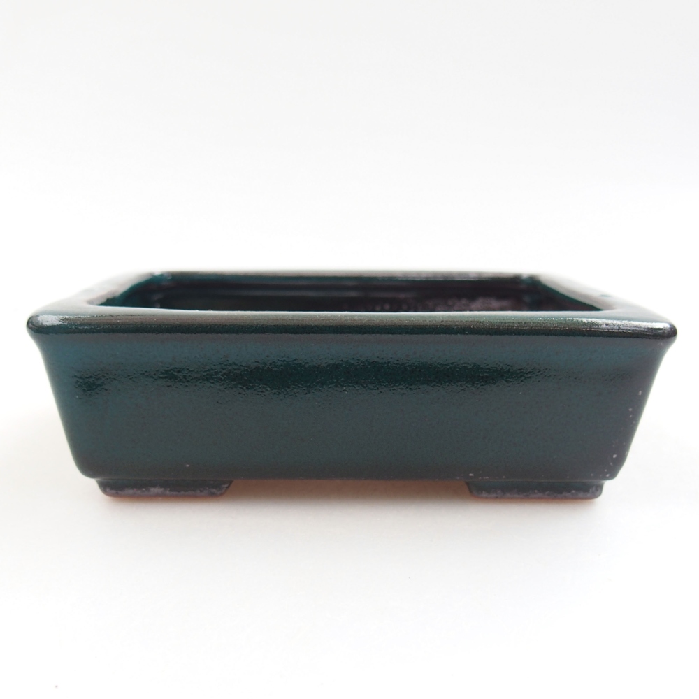 kerámia bonsai tál 22 x 17 x 5 cm, zöld