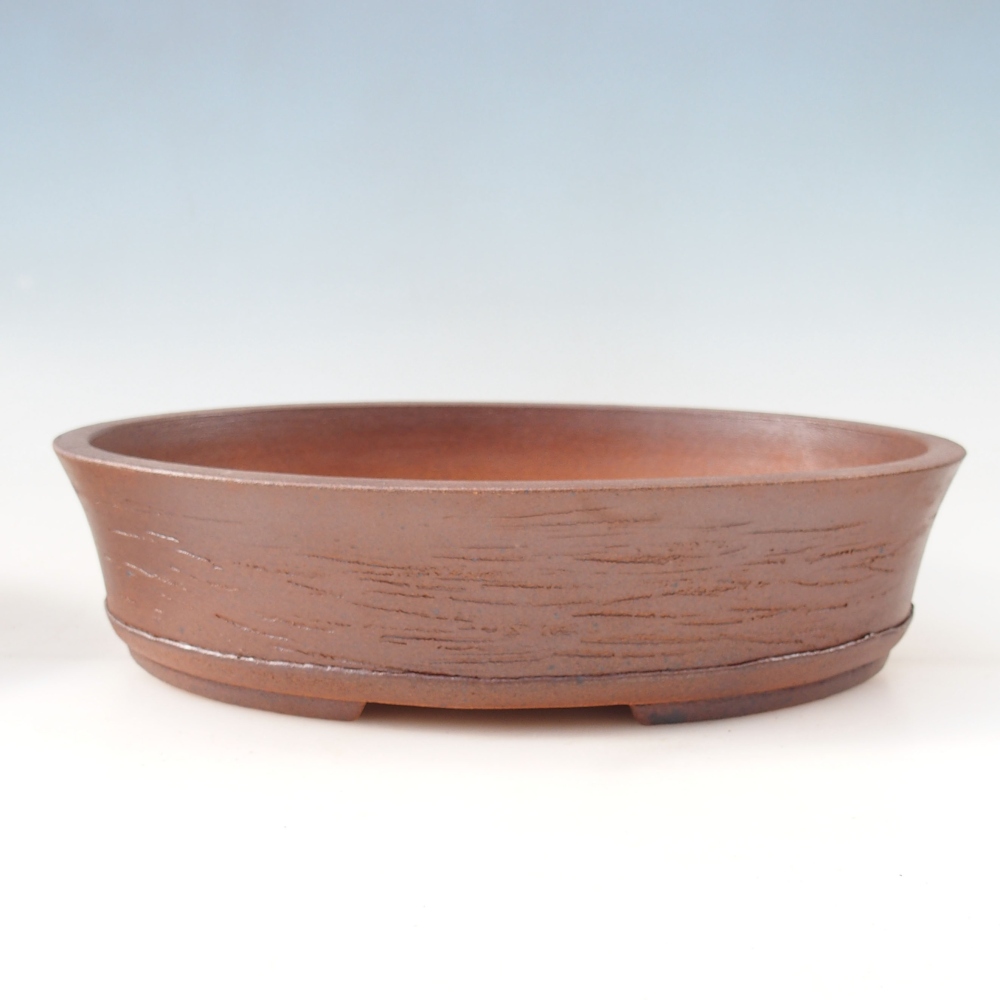 Bonsai tál 34 x 26 x 8 cm , színe barna