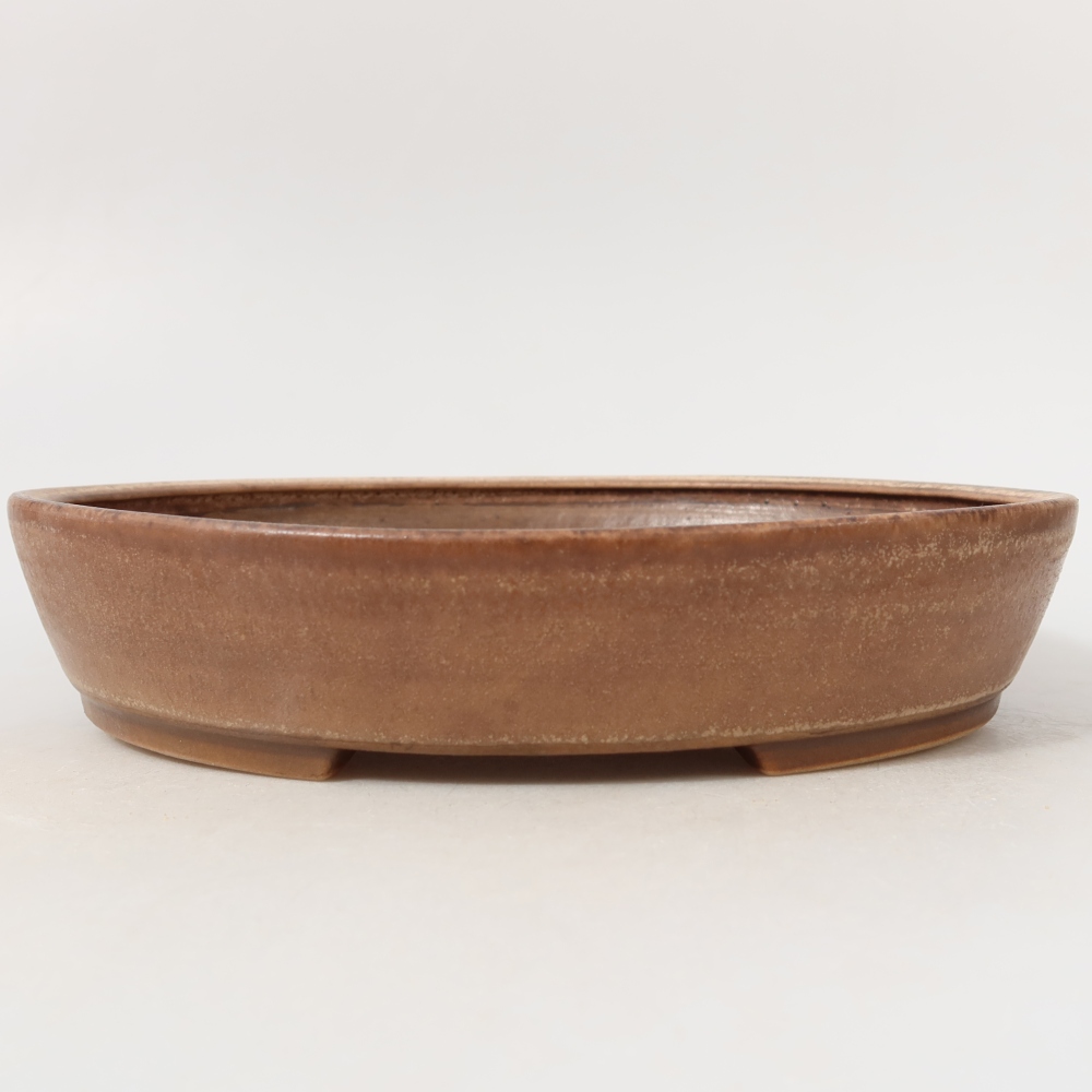 Kerámia bonsai tál 22,5 x 20 x 4,5 cm, rózsaszínű
