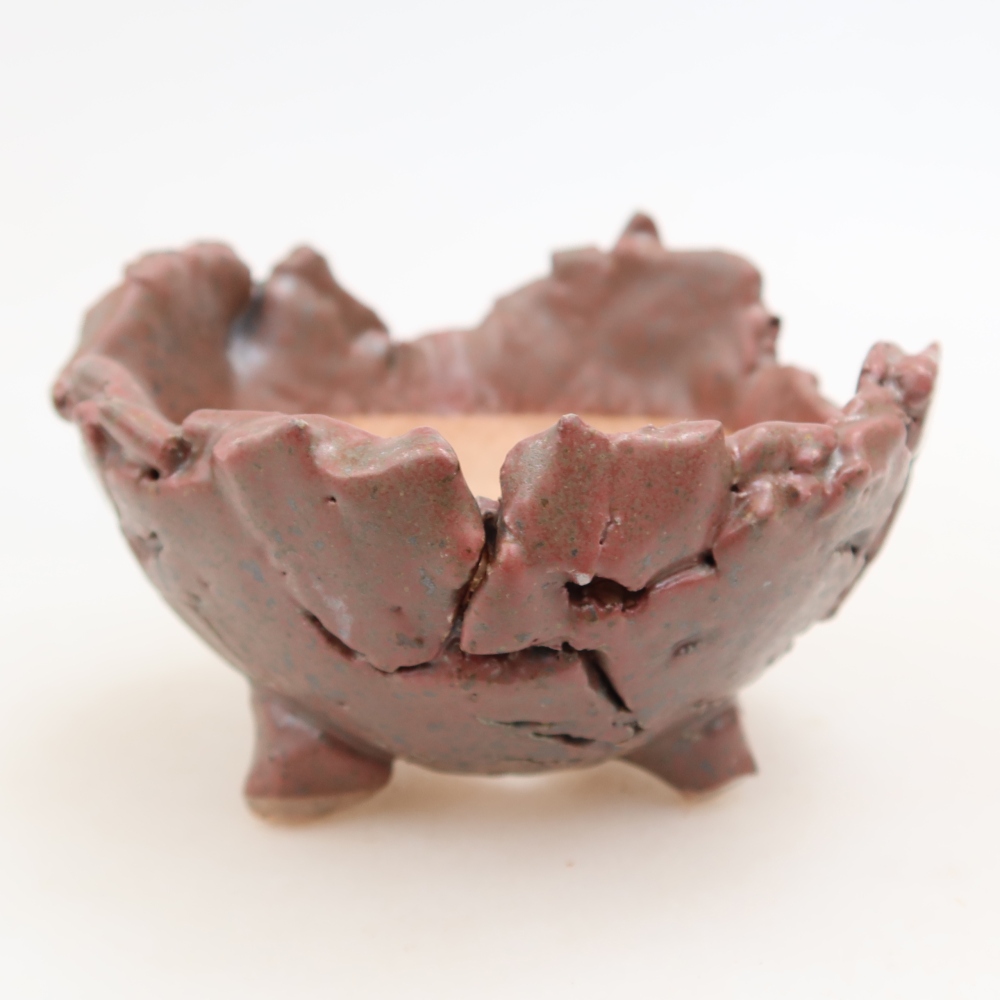 Kerámia tojáshéj  10,5 x 10,5 x 7 cm, rózsaszín