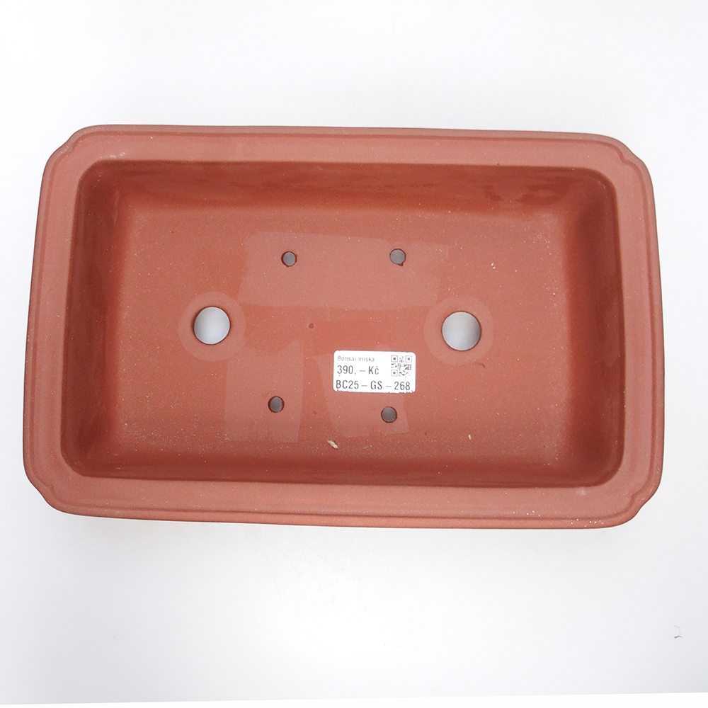 Tál 28 x 18 x 7,5 cm tégla színű