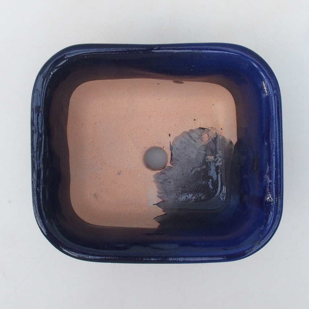 Bonsai tál H37 - 14,5 x 13 x 6,5 cm. - kék