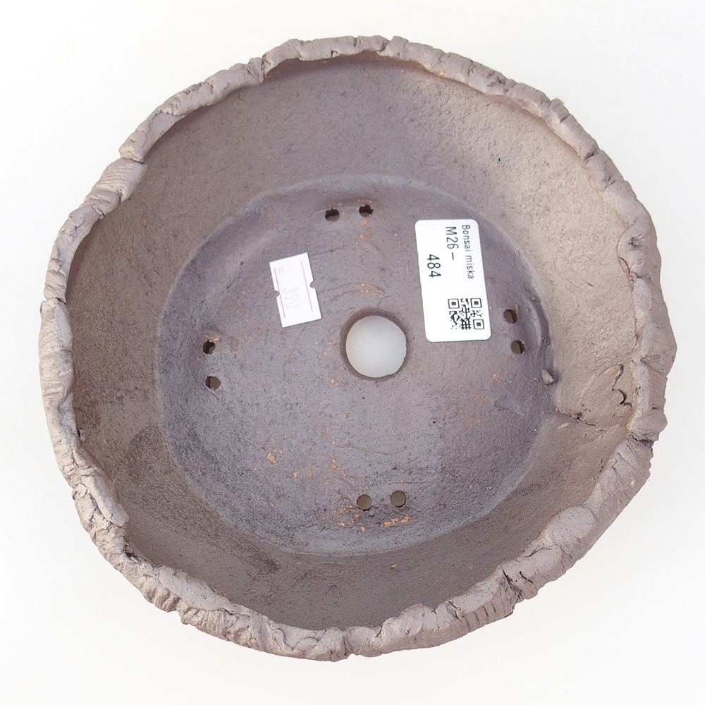 Kerámia bonsai tál 17 x 17 x 5 cm, fém színben