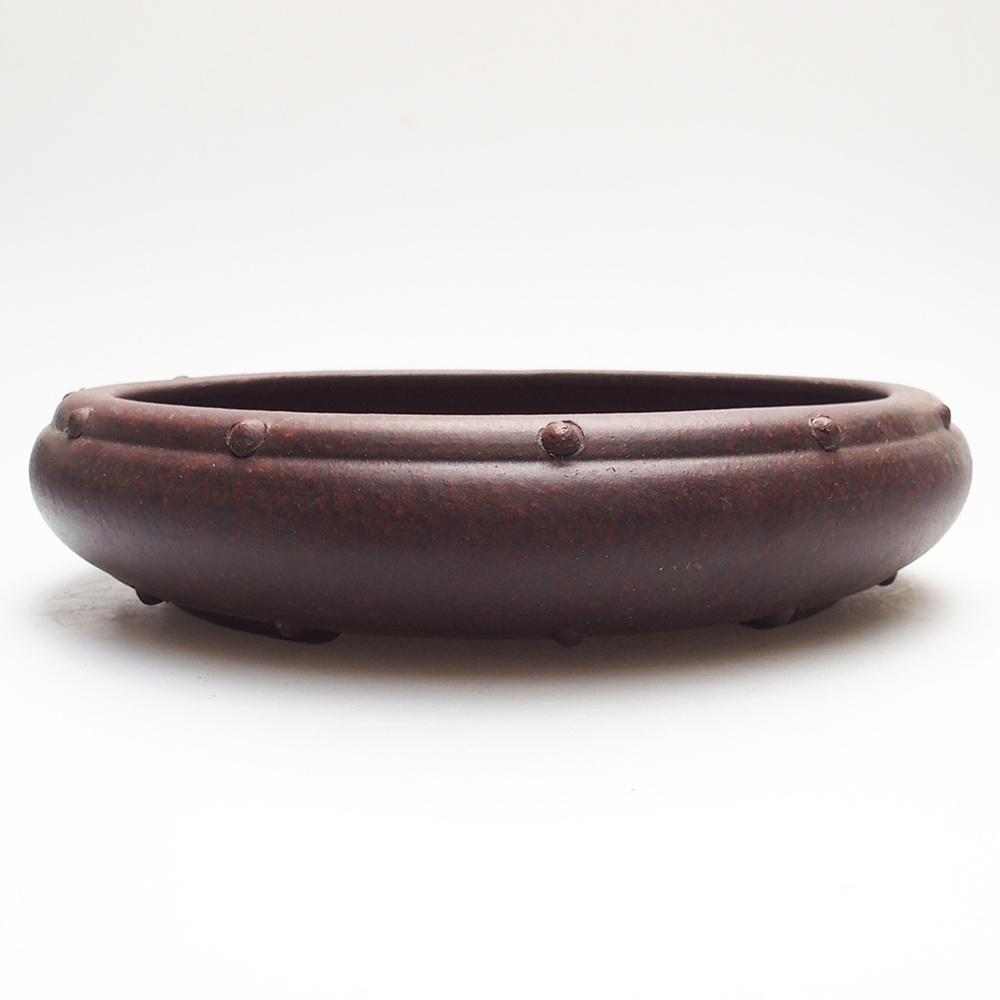 Tál 22 x 22 x 5 cm barna-piros