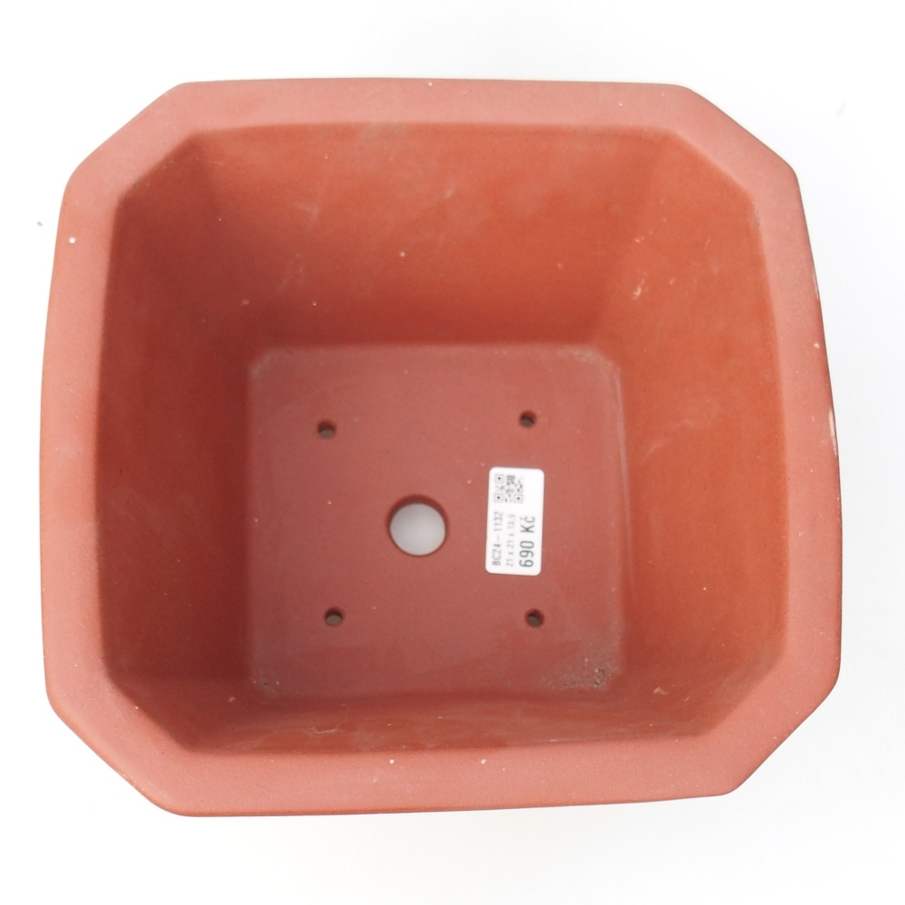 Tál 21 x 21 x 14 cm tégla színű