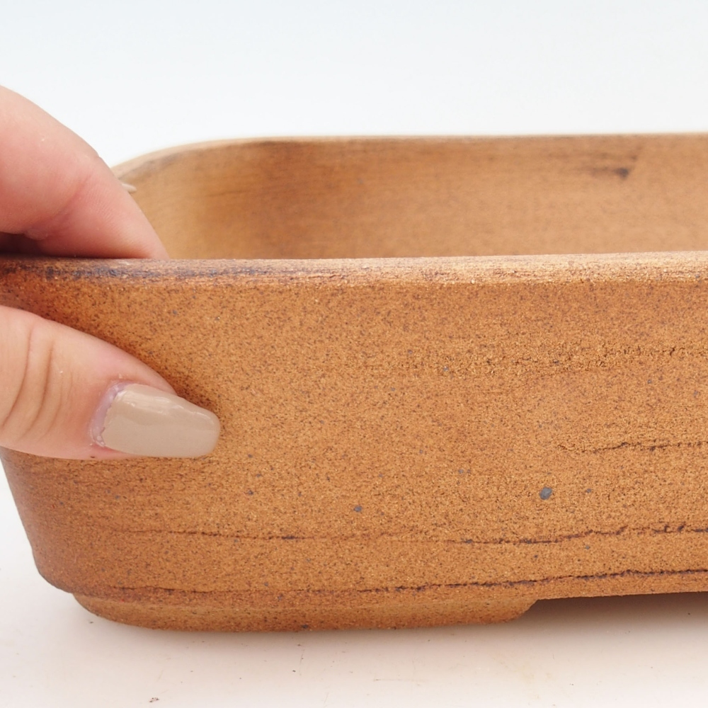 Bonsai tál 30 x 24 x 7 cm , színe barna