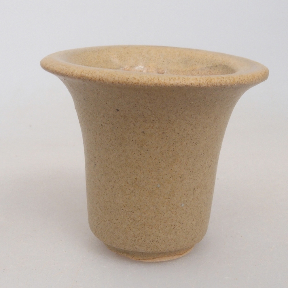 Mini bonsai tál 4 x 4 x 4 cm, barna