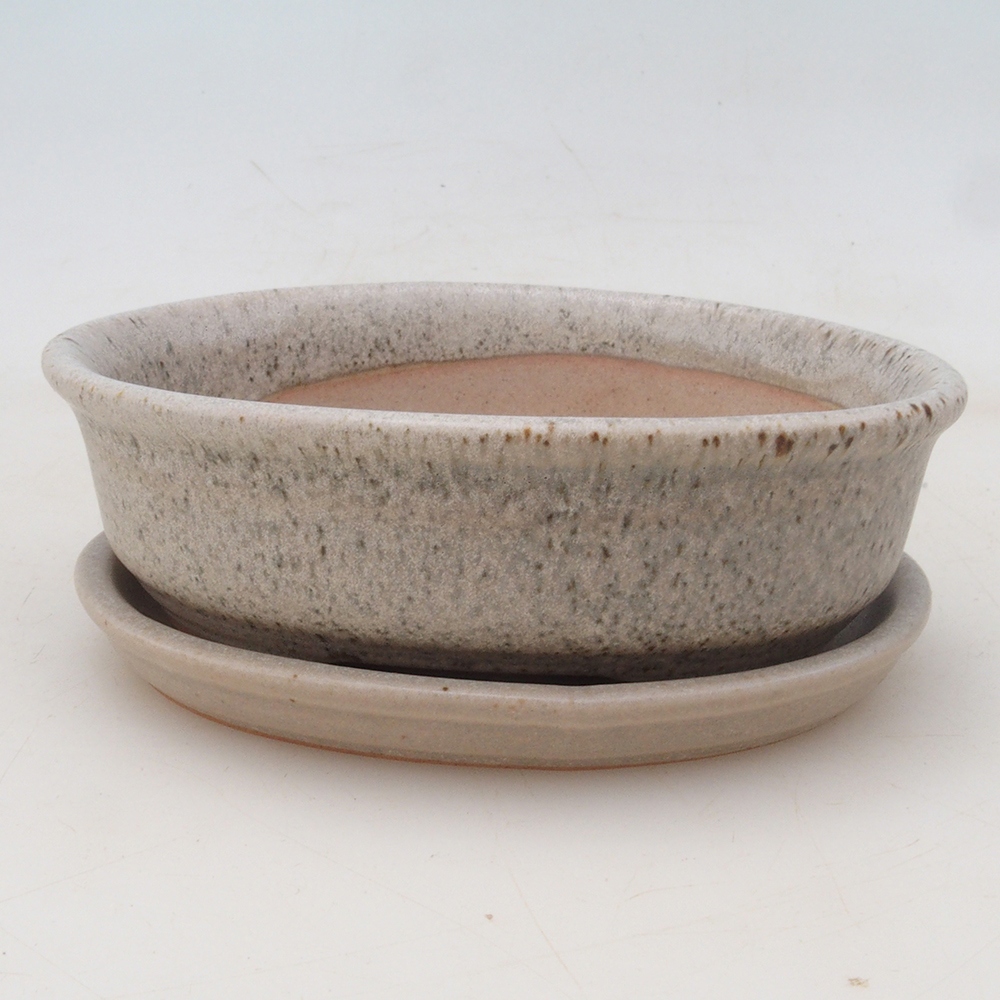 Bonsai tál + csészealj H04 - bézs