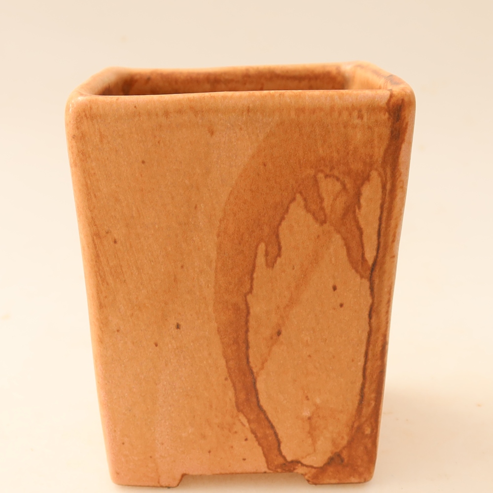 Kerámia bonsai-tál 7,5 x 7,5 x 10 cm, rózsaszín