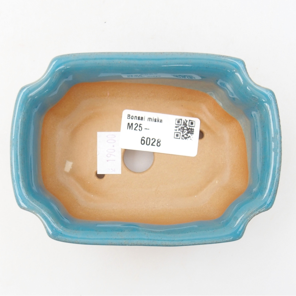 kerámia bonsai tál 22 x 17 x 5 cm, zöld