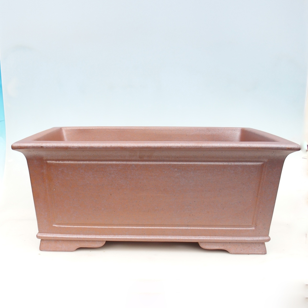 kerámia bonsai tál 61 x 46 x 25 cm , fém színű - CSAK SZEMÉLYES ELSZÁLLÍTÁS vagy raklapos szállítás