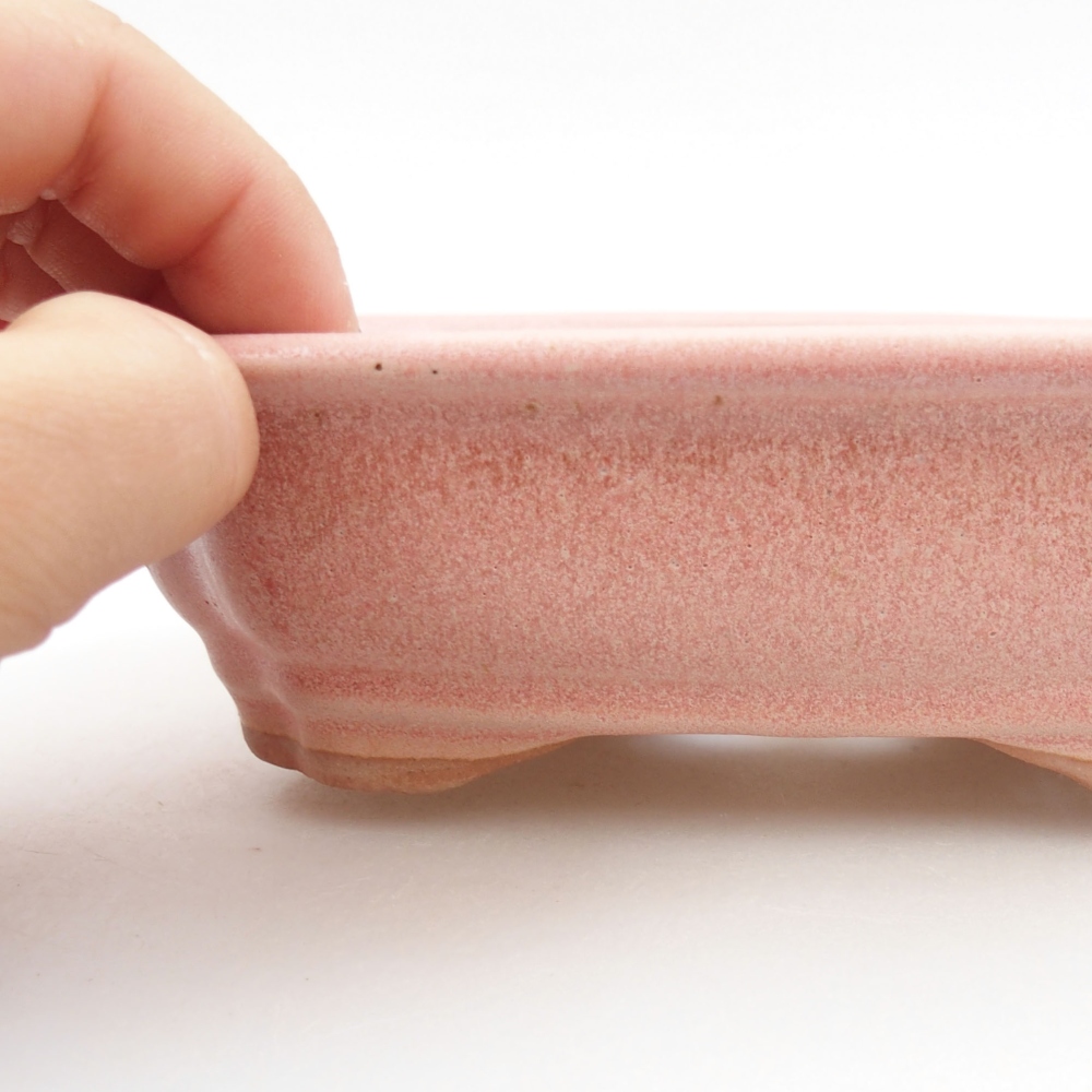 kerámia bonsai tál 22 x 17 x 5 cm, zöld