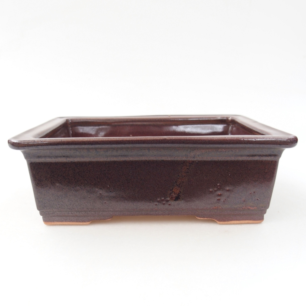 kerámia bonsai tál 22 x 17 x 5 cm, zöld