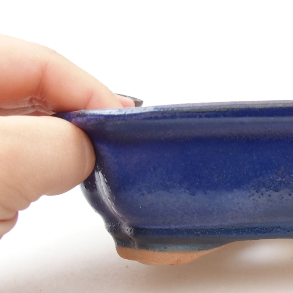 kerámia bonsai tál 22 x 17 x 5 cm, zöld