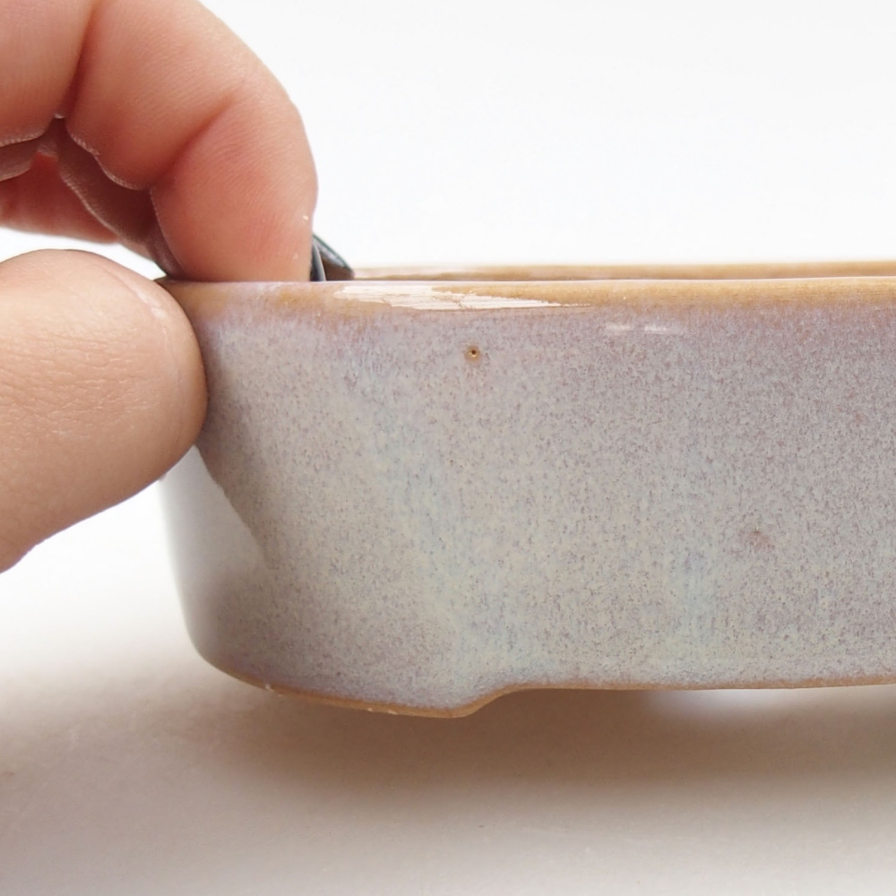 kerámia bonsai tál 22 x 17 x 5 cm, zöld