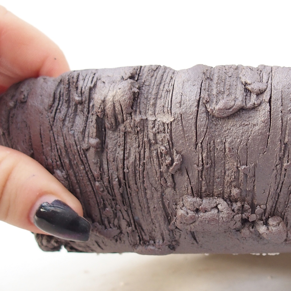 Kerámia bonsai tál 17 x 17 x 5,5 cm, fém színben